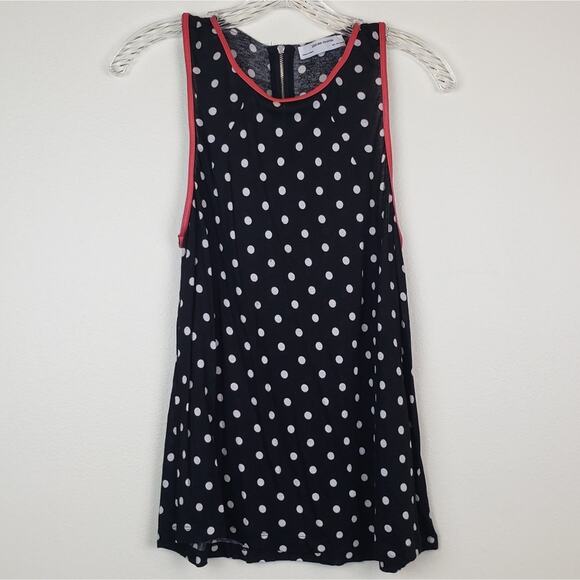 Zara Tops - Zara | Sleeveless polk dot top, size L